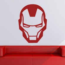 Load image into Gallery viewer, Iron Man Superhero Head Logo Wall Art Sticker | Apex Stickers
