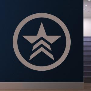 Mass Effect Renegade Computer Game Logo Wall Art Sticker | Apex Stickers