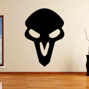 Reaper Skull Overwatch Computer Game Wall Art Sticker | Apex Stickers