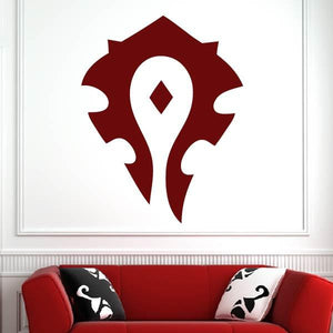 WoW Warcraft Horde Logo Wall Sticker | Apex Stickers