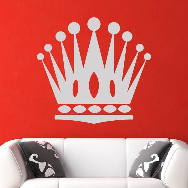 Crown Motif Wall Art Sticker | Apex Stickers