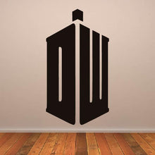 Load image into Gallery viewer, Doctor Who DR Tardis Logo Wall Art Sticker | Apex Stickers
