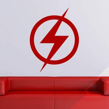 Load image into Gallery viewer, The Flash Superhero Logo Wall Art Sticker | Apex Stickers
