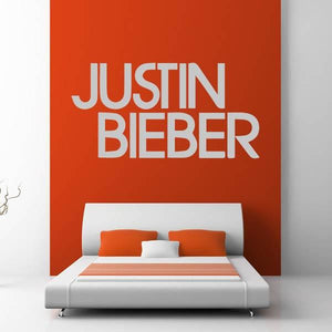 Justin Bieber Singer Logo Wall Art Sticker | Apex Stickers