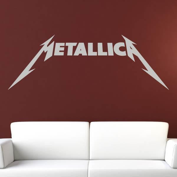 Metallica Band Logo Wall Art Sticker | Apex Stickers