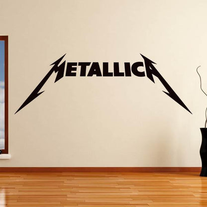 Metallica Band Logo Wall Art Sticker | Apex Stickers
