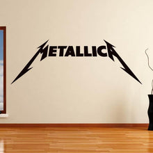 Load image into Gallery viewer, Metallica Band Logo Wall Art Sticker | Apex Stickers
