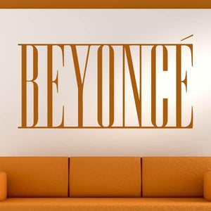 Beyoncé Singer Logo Wall Art Sticker | Apex Stickers