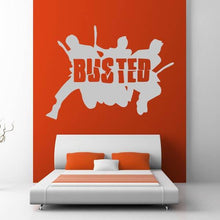 Load image into Gallery viewer, Busted Band Logo Wall Art Sticker | Apex Stickers
