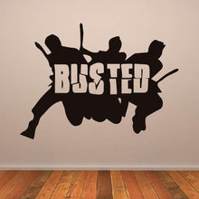 Load image into Gallery viewer, Busted Band Logo Wall Art Sticker | Apex Stickers
