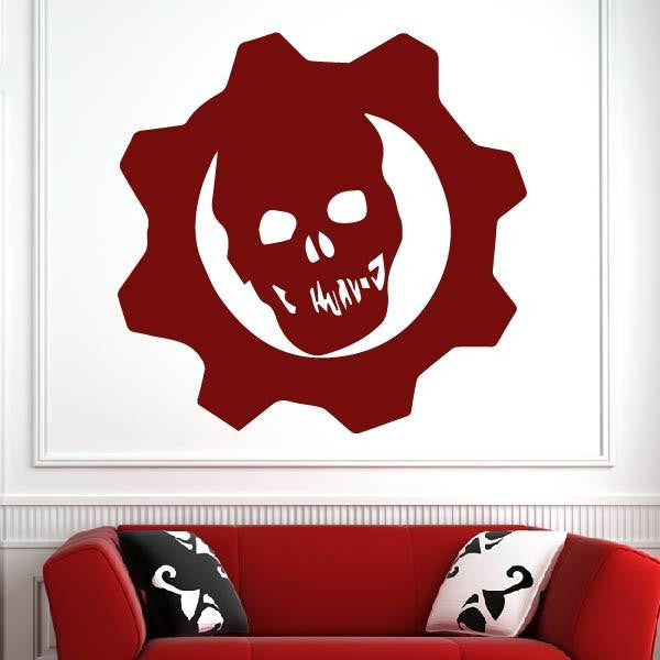 Gears of War Logo Wall Art Sticker | Apex Stickers