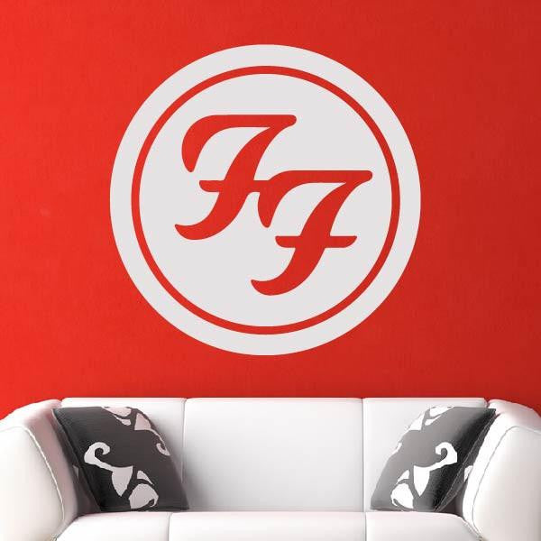 Foo Fighters Band Logo Wall Art Sticker | Apex Stickers