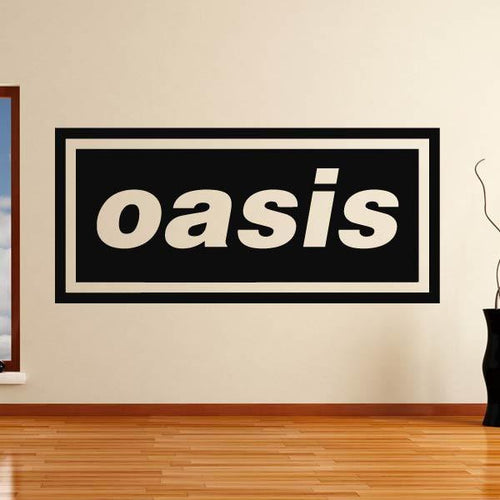 Oasis Band Logo Wall Art Sticker | Apex Stickers