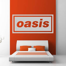 Load image into Gallery viewer, Oasis Band Logo Wall Art Sticker | Apex Stickers
