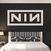 Load image into Gallery viewer, NIN Nine Inch Nails Band Logo Wall Art Sticker | Apex Stickers
