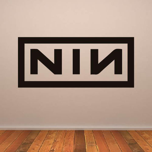 NIN Nine Inch Nails Band Logo Wall Art Sticker | Apex Stickers