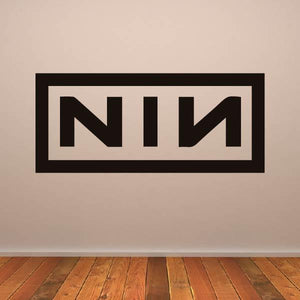 NIN Nine Inch Nails Band Logo Wall Art Sticker | Apex Stickers