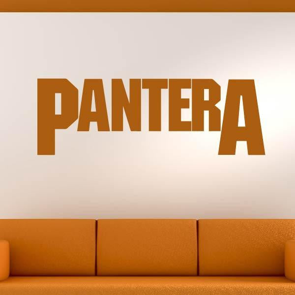 Pantera Band Logo Wall Art Sticker | Apex Stickers