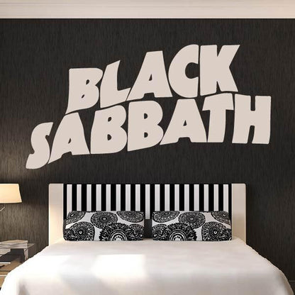 Black Sabbath Band Logo Wall Art Sticker | Apex Stickers