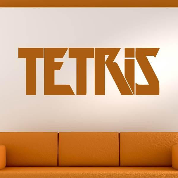 Tetris Game Logo Wall Art Sticker | Apex Stickers