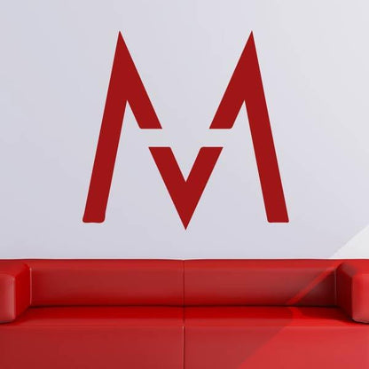 Maroon 5 M Band Logo Wall Art Sticker | Apex Stickers