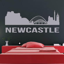 Load image into Gallery viewer, Newcastle upon Tyne UK Cityscape Skyline Wall Art Sticker | Apex Stickers
