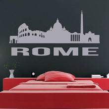 Load image into Gallery viewer, Rome Italy Cityscape Skyline Wall Art Sticker | Apex Stickers
