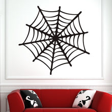 Load image into Gallery viewer, Spiders Web Halloween Spooky Wall Art Sticker | Apex Stickers
