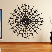 Load image into Gallery viewer, Creepy Spider Web Wall Art Sticker | Apex Stickers
