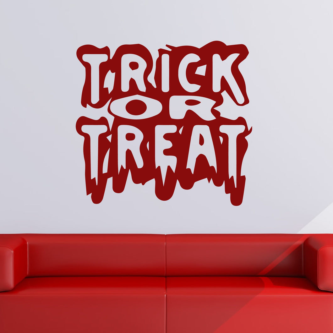 Trick or Treat Halloween Party Wall Art Sticker | Apex Stickers