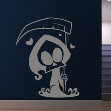 Load image into Gallery viewer, Cute Cartoon Grim Reaper Wall Art Sticker | Apex Stickers
