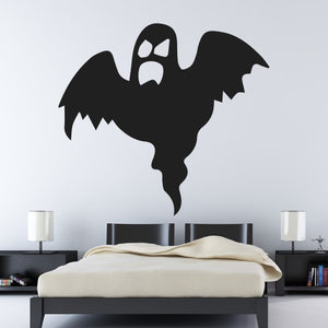 Scary Ghost Haunted Halloween Wall Art Sticker | Apex Stickers