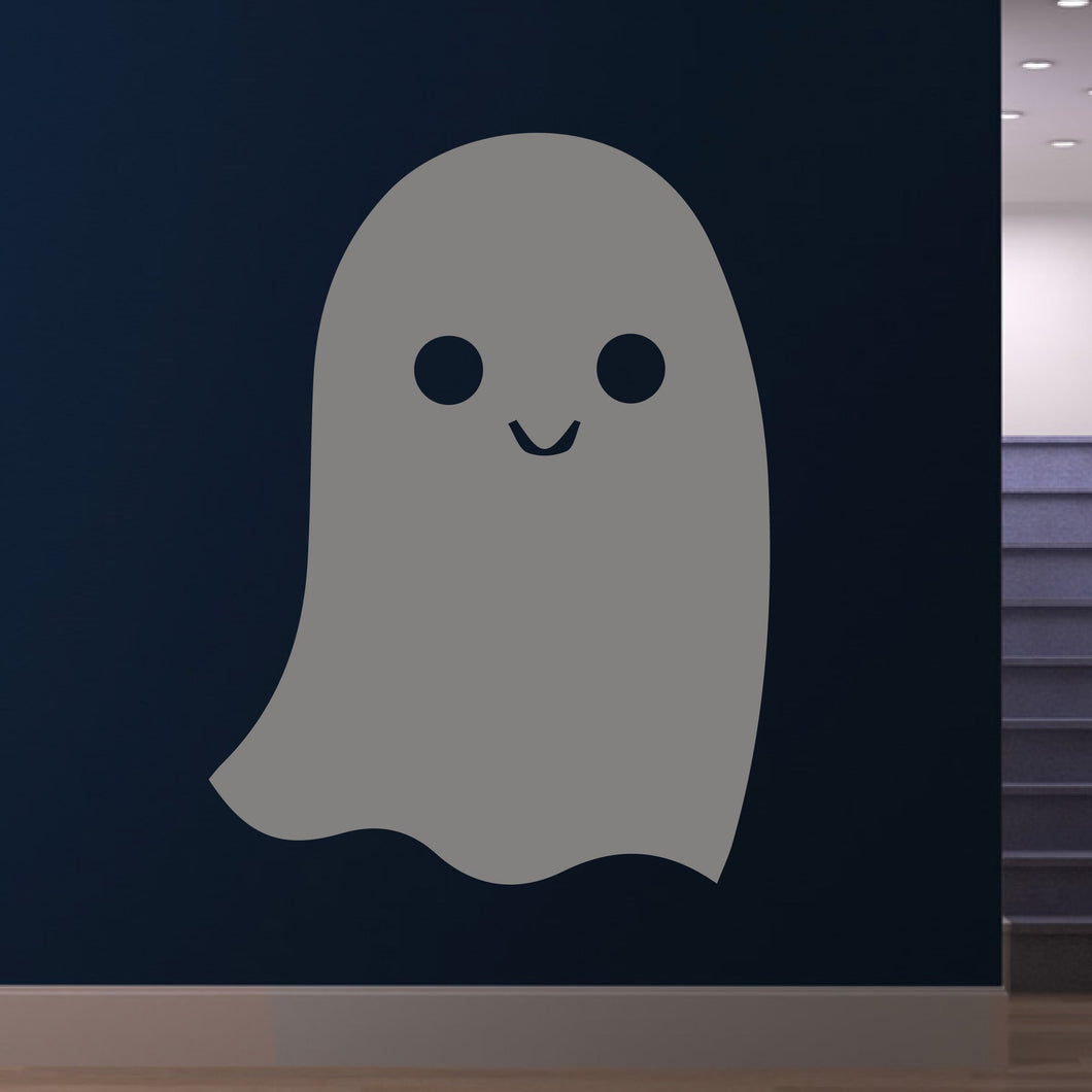 Cute Friendly Ghost Wall Art Sticker | Apex Stickers