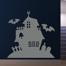 Load image into Gallery viewer, Haunted House Creepy Mansion Halloween Wall Art Sticker | Apex Stickers
