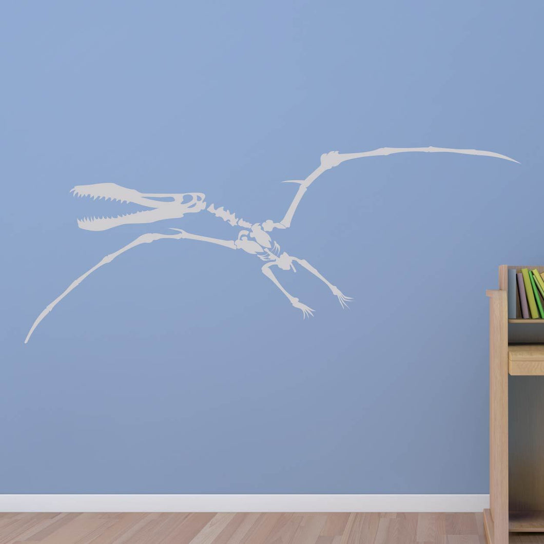 Pterodactyl Skeleton Dinosaur Wall Sticker | Apex Stickers