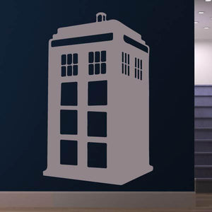 Doctor Who Tardis Police Box Wall Art Sticker | Apex Stickers