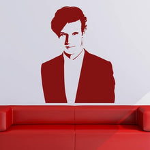 Load image into Gallery viewer, Matt Smith Doctor Who Portrait Wall Art Sticker | Apex Stickers
