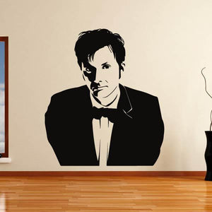 David Tennant Doctor Who Portrait Wall Art Sticker | Apex Stickers