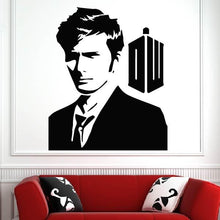 Load image into Gallery viewer, David Tennant Doctor Who Logo Wall Art Sticker | Apex Stickers
