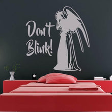 Load image into Gallery viewer, Dr Who Weeping Angel Don&#39;t Blink Wall Art Sticker | Apex Stickers
