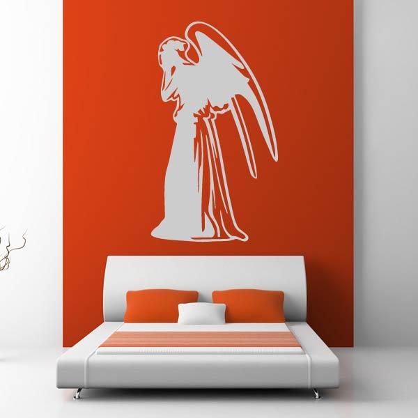 Doctor Who Weeping Angel Wall Art Sticker | Apex Stickers