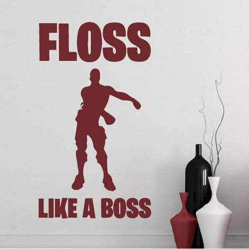 Fortnite Floss Like a Boss Wall Sticker | Apex Stickers