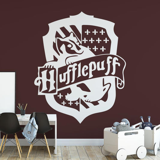 Harry Potter Hufflepuff Crest Wall Sticker | Apex Stickers