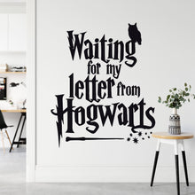 Load image into Gallery viewer, Waiting for my Letter from Hogwarts Wall Sticker | Apex Stickers
