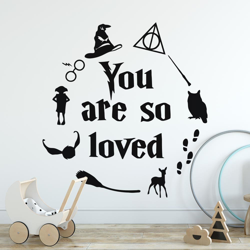 Harry Potter You are so Loved Wall Sticker | Apex Stickers