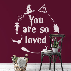 Harry Potter You are so Loved Wall Sticker | Apex Stickers