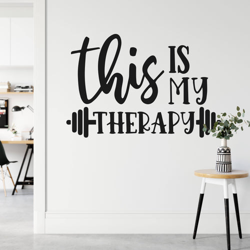 This Is My Therapy Wall Sticker | Apex Stickers