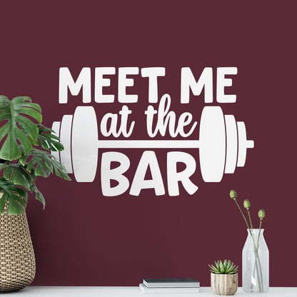 Meet Me At The Bar Wall Sticker | Apex Stickers