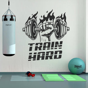 Train Hard Wall Sticker | Apex Stickers