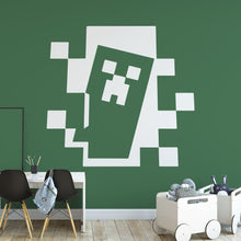 Load image into Gallery viewer, Minecraft Creeper Hole In Wall Sticker | Apex Stickers
